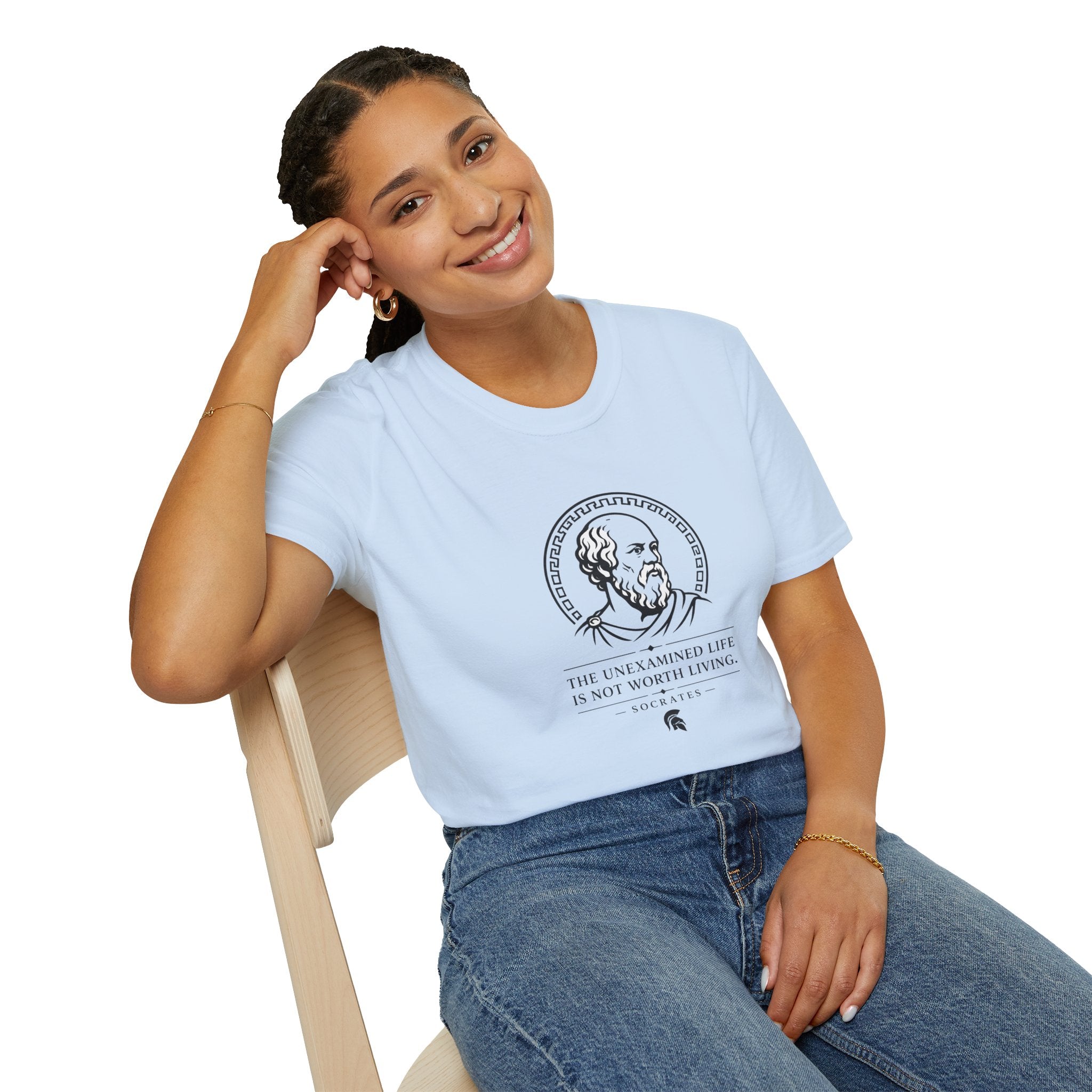 “The Unexamined Life Is Not Worth Living” Classic Socrates Tee