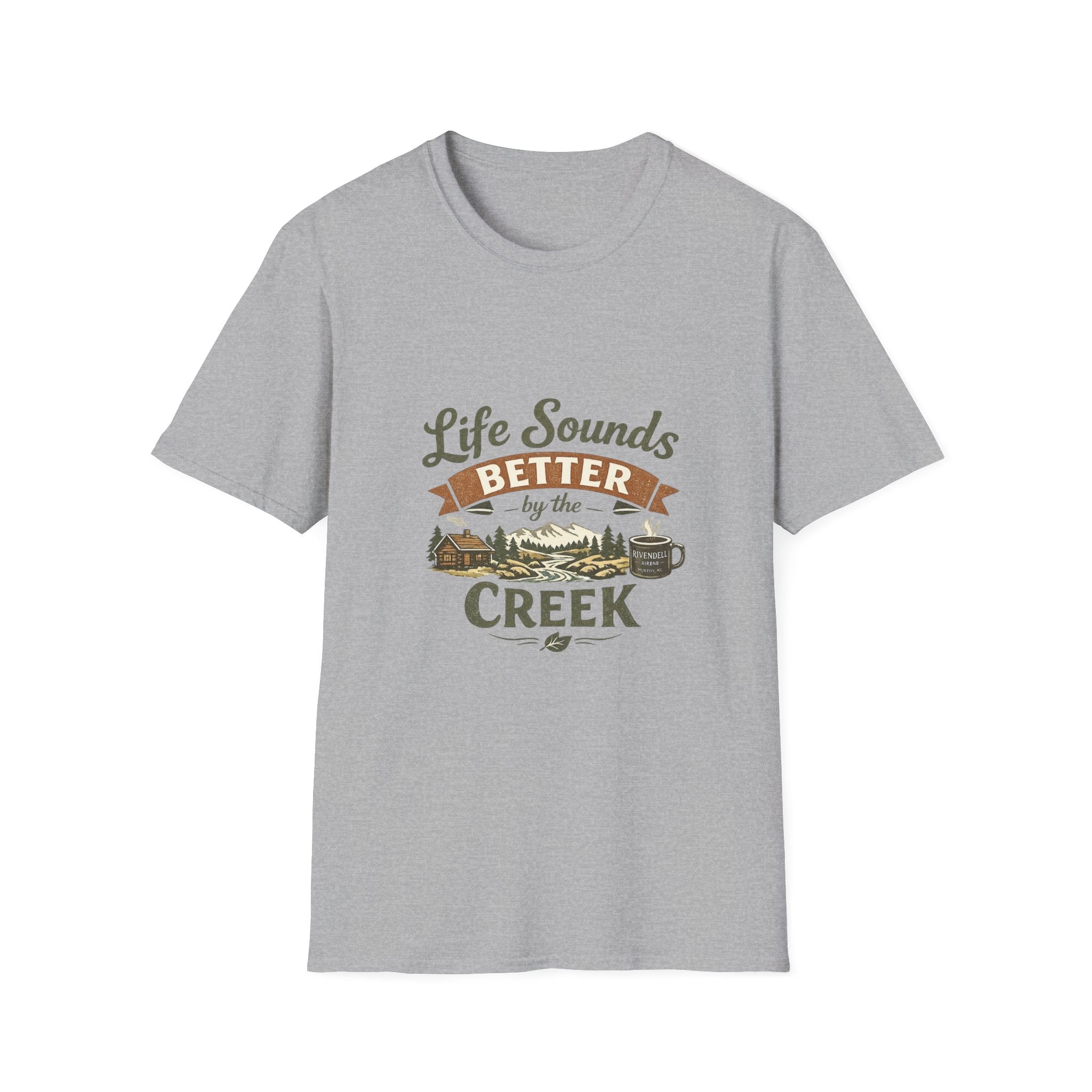 Life Sounds Better by the Creek Graphic Tee
