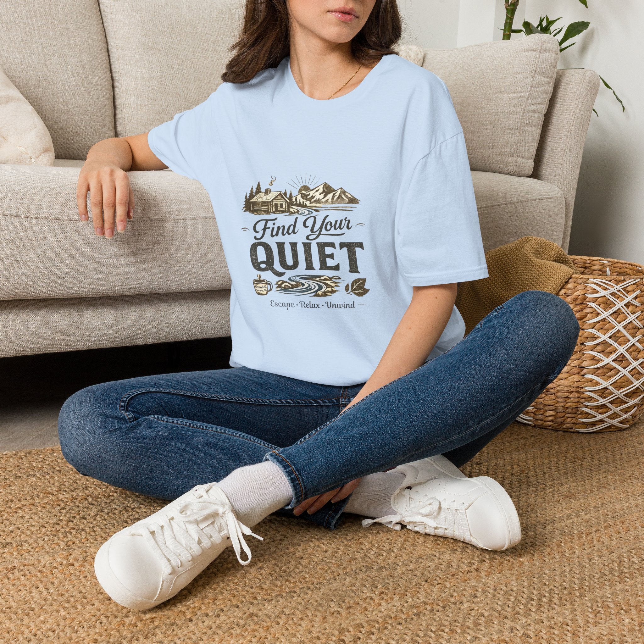 Find Your Quiet Mountain Cabin T‑Shirt