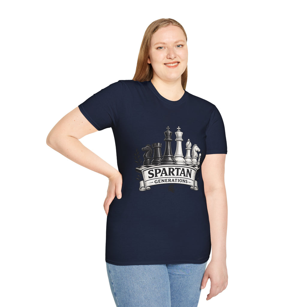 Spartan Generations Chess Pieces T-Shirt