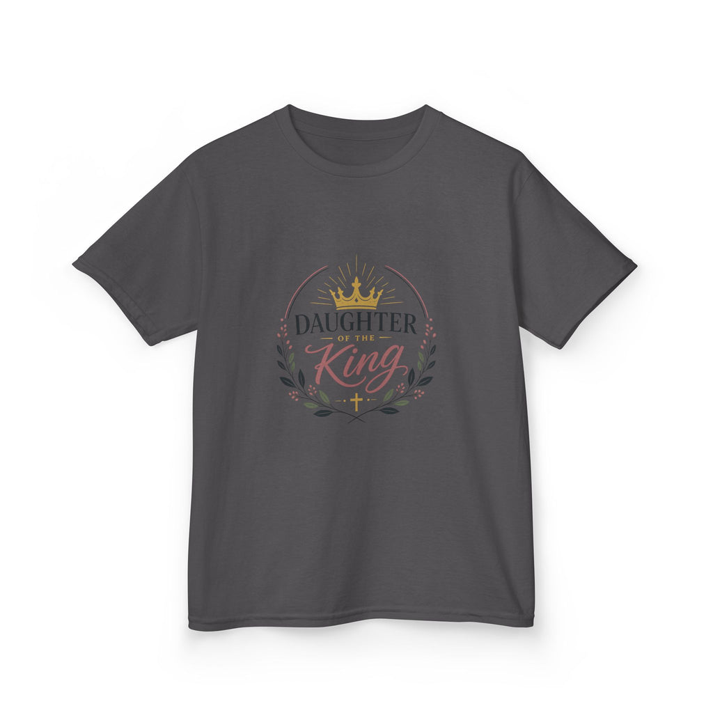 "Daughter of the King" Graphic Christian T‑Shirt for Girls