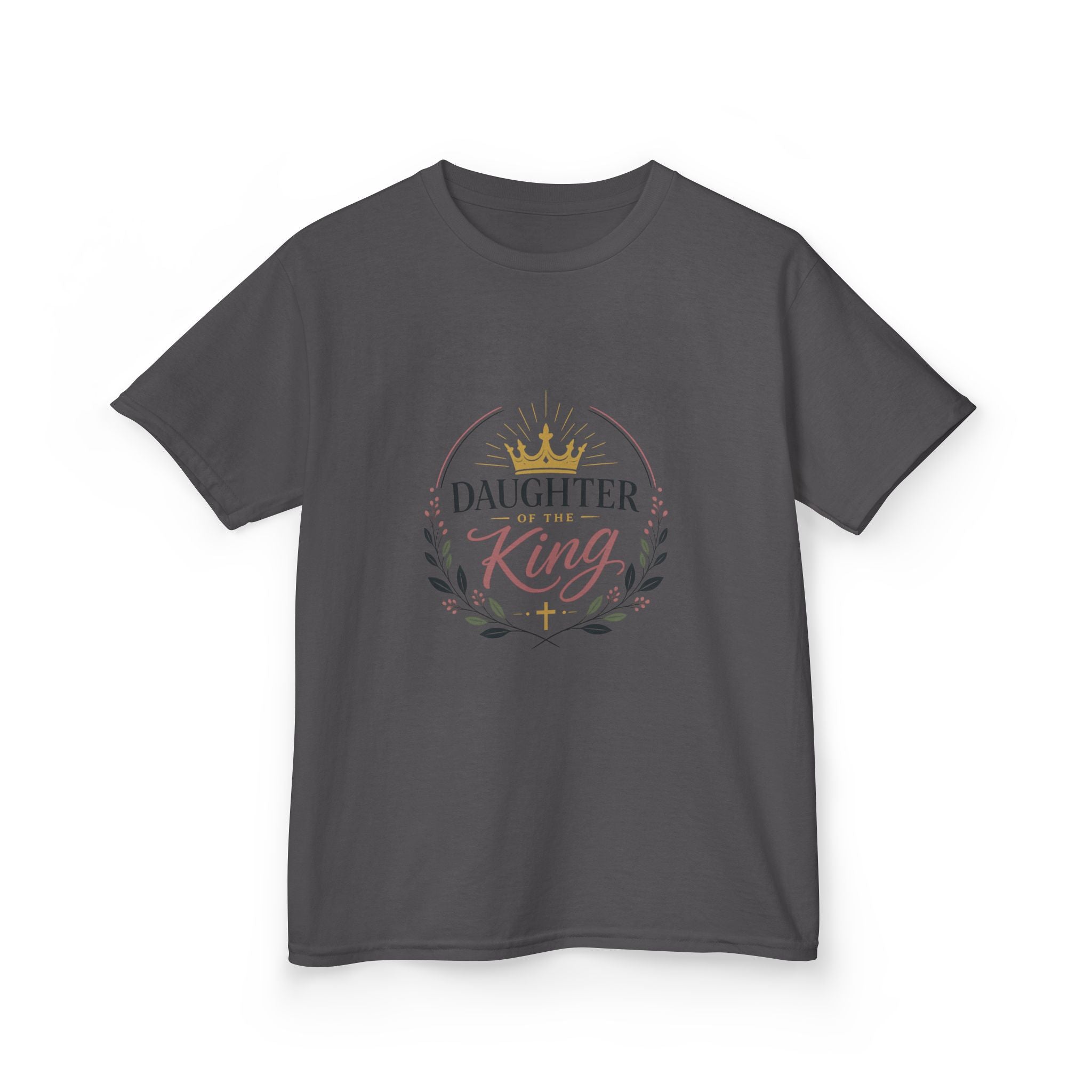 "Daughter of the King" Graphic Christian T‑Shirt for Girls
