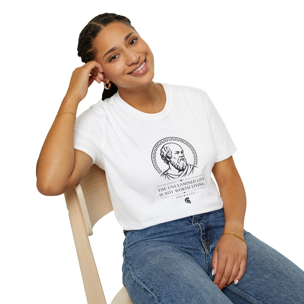 “The Unexamined Life Is Not Worth Living” Classic Socrates Tee