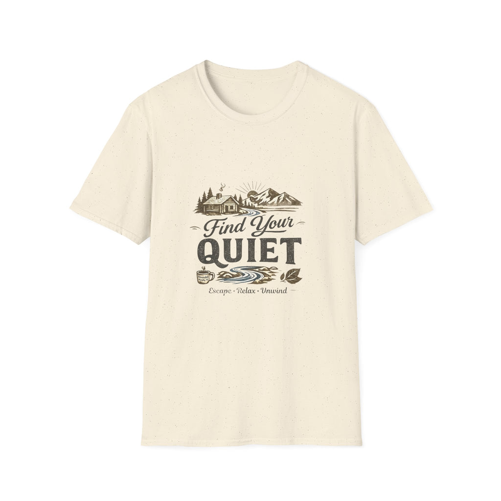Find Your Quiet Mountain Cabin T‑Shirt