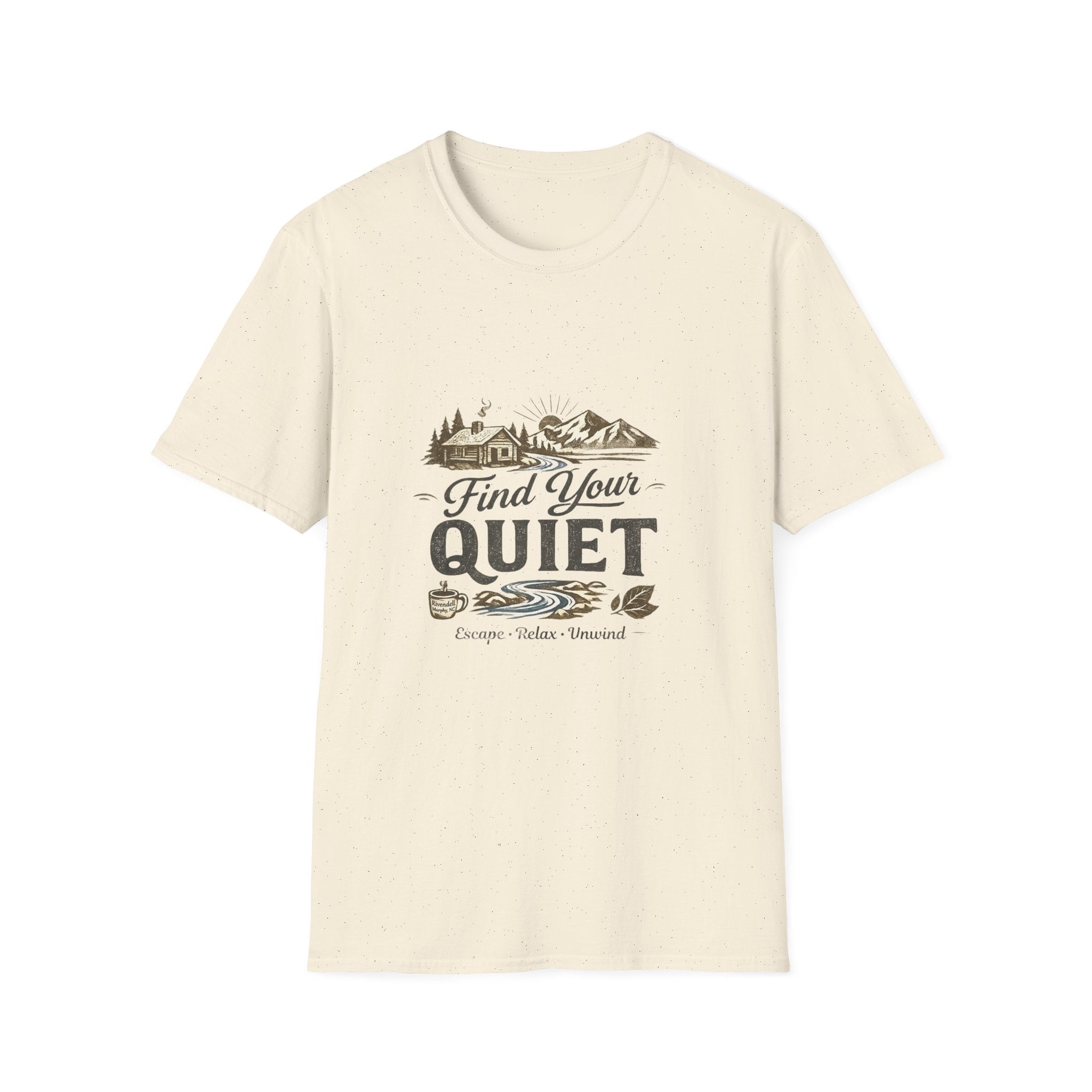Find Your Quiet Mountain Cabin T‑Shirt