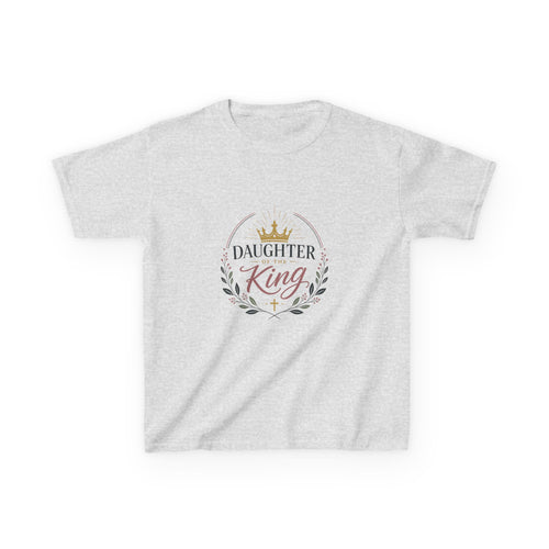 "Daughter of the King" Graphic Christian T‑Shirt for Girls