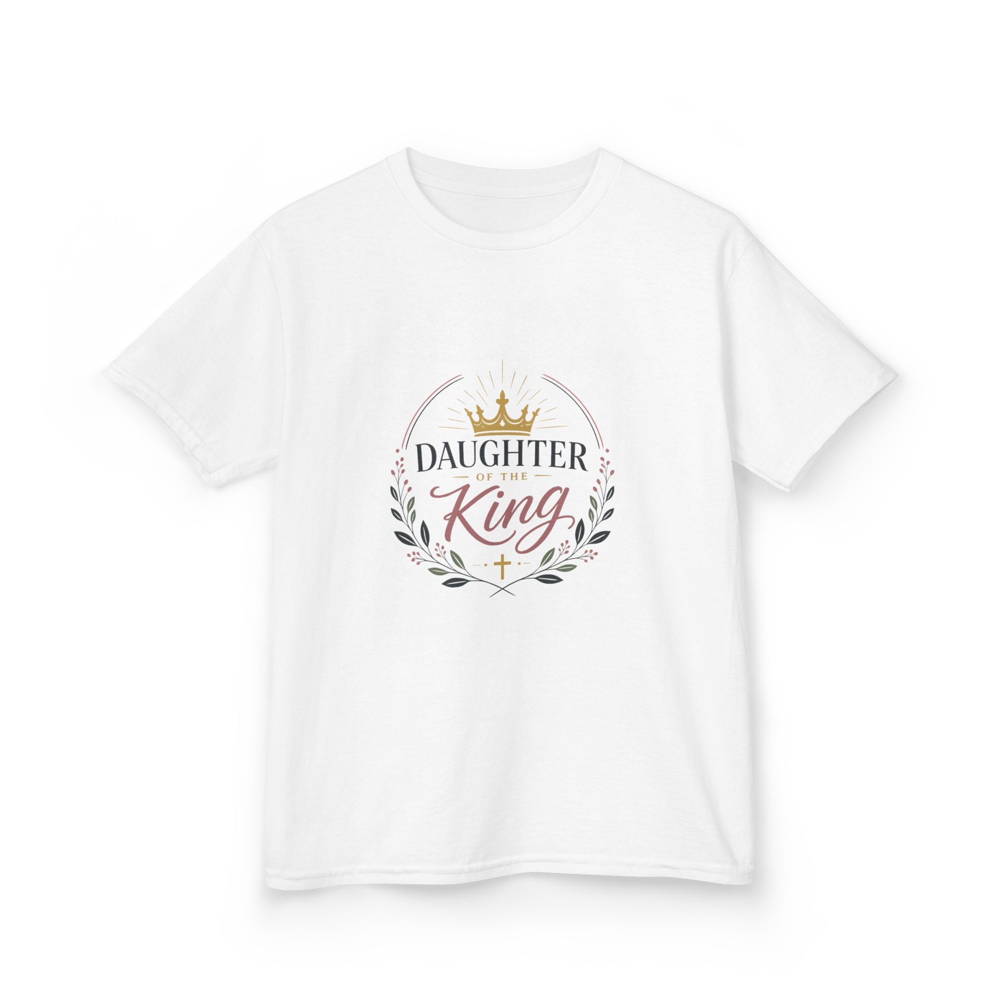 "Daughter of the King" Graphic Christian T‑Shirt for Girls
